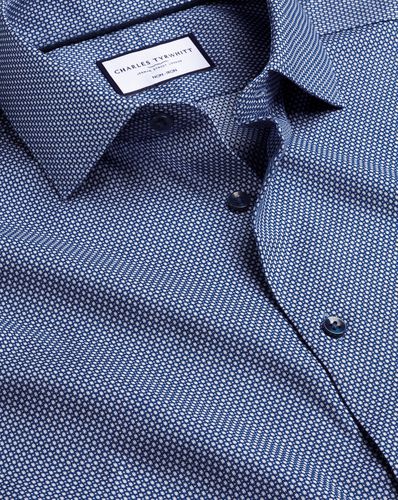 Chemise Extensible À Texture Ovale Sans Repassage - par - Charles Tyrwhitt - Modalova