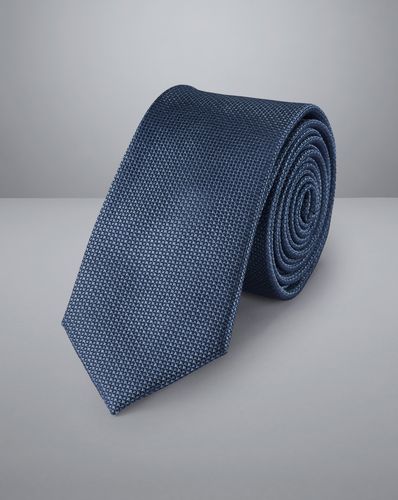 Cravate Fine En Soie - Acier par - Charles Tyrwhitt - Modalova