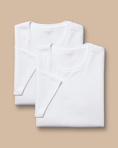 Lot De 2 T-Shirts En Coton À Col Rond - par - Charles Tyrwhitt - Modalova