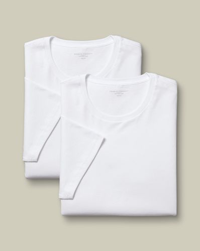 Lot De 2 T-Shirts En Coton À Col Rond - par - Charles Tyrwhitt - Modalova