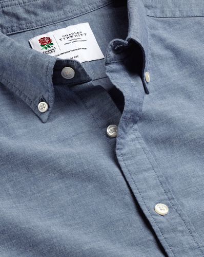 Chemise En Chambray England Rugby À Col Boutonné - Moyen par - Charles Tyrwhitt - Modalova