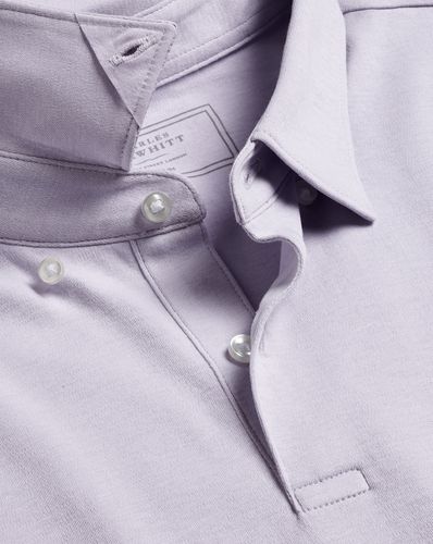 Polo En Coton Peigné - Foncé par - Charles Tyrwhitt - Modalova