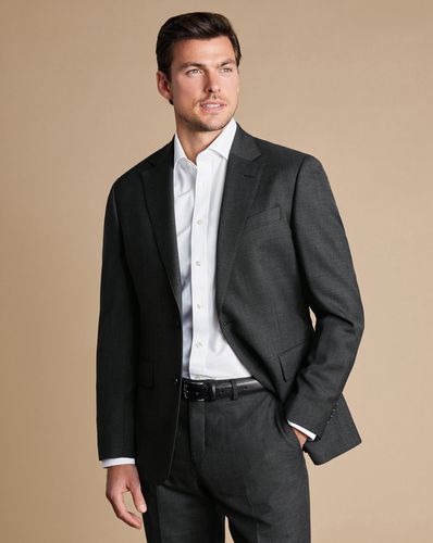 Veste De Costume Fil-À-Fil Ultimate Performance - Gris Anthracite en par - Charles Tyrwhitt - Modalova