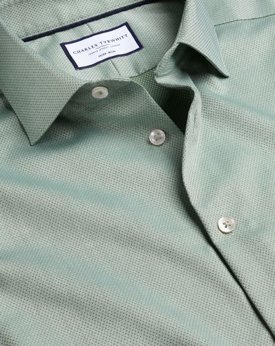 Chemise Extensible À Texture Sans Repassage - par - Charles Tyrwhitt - Modalova