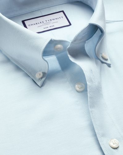 Chemise Oxford Extensible Sans Repassage - par - Charles Tyrwhitt - Modalova