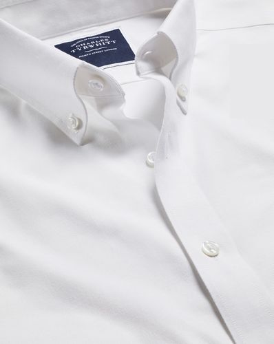 Chemise Oxford Extensible À Col Boutonné Sans Repassage - par - Charles Tyrwhitt - Modalova