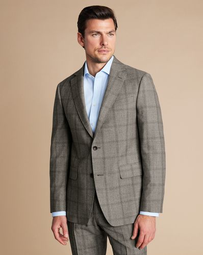 Veste De Costume À Carreaux Ultimate Performance - Cappuccino en par - Charles Tyrwhitt - Modalova