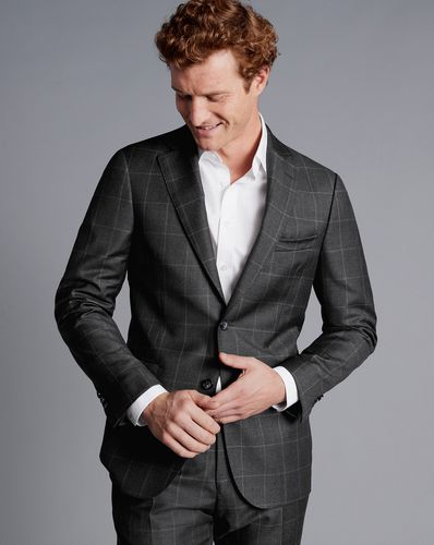 Veste De Costume De Luxe Italienne À Carreaux - par - Charles Tyrwhitt - Modalova