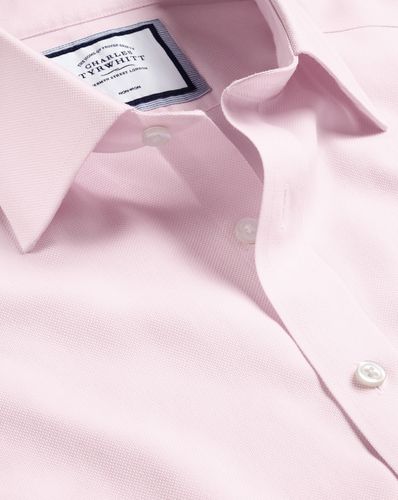 Chemise Oxford Royal Sans Repassage - Rose Pâle en par - Charles Tyrwhitt - Modalova