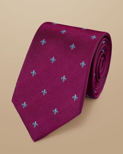 Cravate En Soie - Violet Mûre en par - Charles Tyrwhitt - Modalova