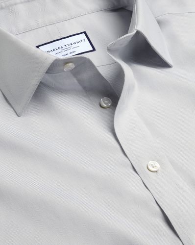 Chemise En Tissu Royal Oxford Sans Repassage - Gris par - Charles Tyrwhitt - Modalova