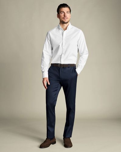 Pantalon À Texture Élégante - Denim par - Charles Tyrwhitt - Modalova