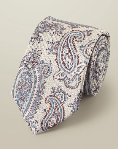 Cravate À Motif Cachemire - par - Charles Tyrwhitt - Modalova