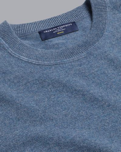Pull Col Rond En Cachemire Mérinos - par - Charles Tyrwhitt - Modalova