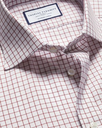 Chemise À Carreaux De Luxe - par - Charles Tyrwhitt - Modalova