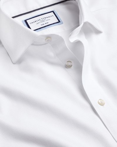 Chemise À Tissage Mayfair Et Col Italien Sans Repassage - par - Charles Tyrwhitt - Modalova