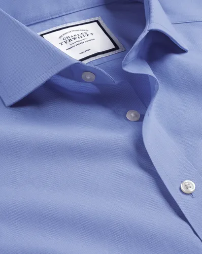 Chemise En Popeline Sans Repassage À Col Italien - Océan par - Charles Tyrwhitt - Modalova