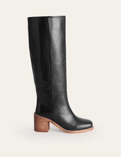 Bottes droites hauteur genou en cuir - Boden - Modalova