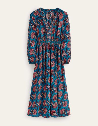 Robe midi imprimée à manches raglan - Boden - Modalova