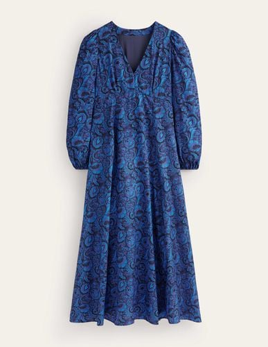 Robe longue style 40s à manches blousantes - Boden - Modalova