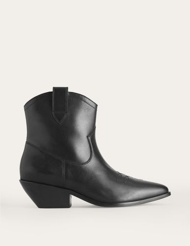 Bottines western en daim à petit talon - Boden - Modalova