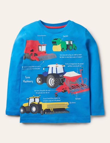 T-shirt éducatif à motif tracteur Garçon - Boden - Modalova