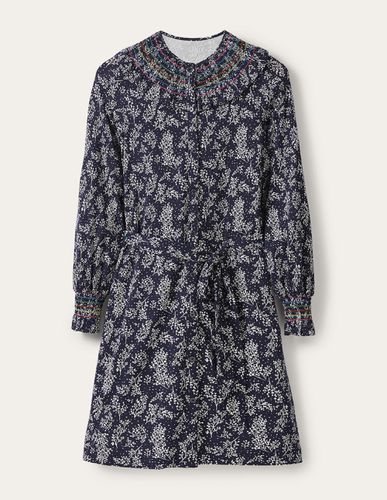 Robe en jersey à smocks - Boden - Modalova