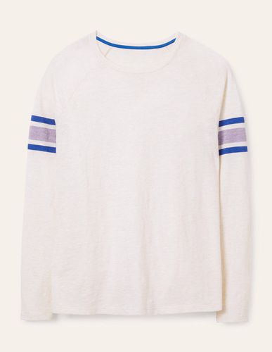 T-shirt de baseball Lorna en jersey - Boden - Modalova