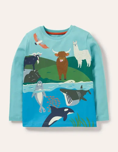 T-shirt à paysage animalier Garçon - Boden - Modalova