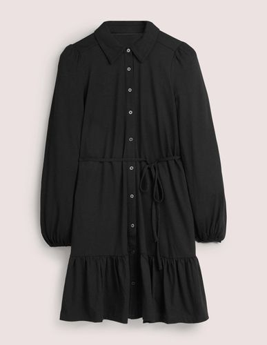 Mini robe-chemise coupe trapèze à volants - Boden - Modalova