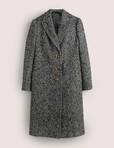 Manteau ajusté en laine mélangée - Boden - Modalova