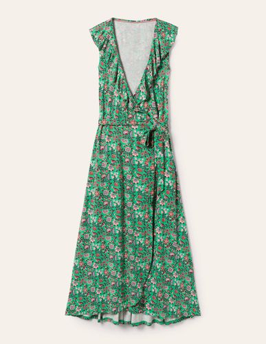 Robe portefeuille longue Saskia en jersey - Boden - Modalova