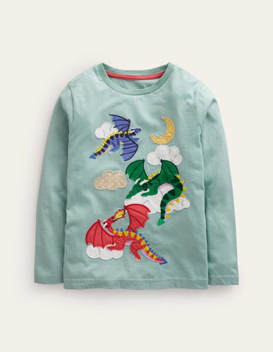 T-shirt à appliqué dragon Garçon Boden - Baby Boden - Modalova