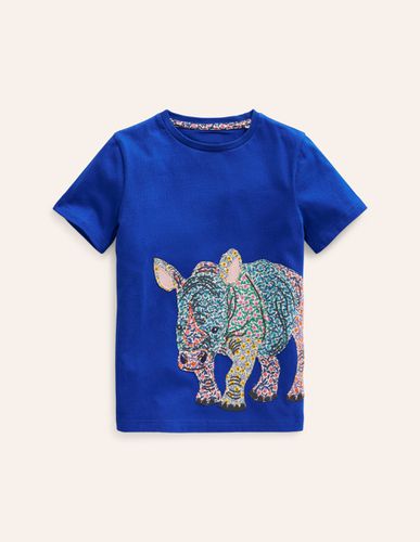 T-shirt à appliqué rhinocéros Garçon - Boden - Modalova