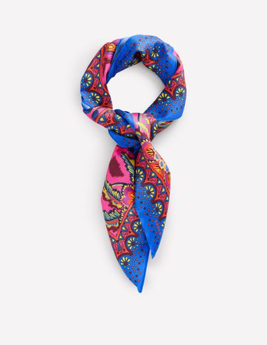 Foulard carré en soie Femme Boden - Boden - Modalova