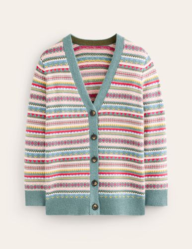 Gilet boyfriend motif jacquard - Boden - Modalova