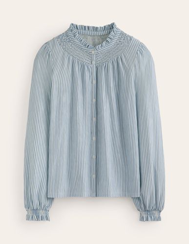 Chemise Fay smockée en jersey - Boden - Modalova