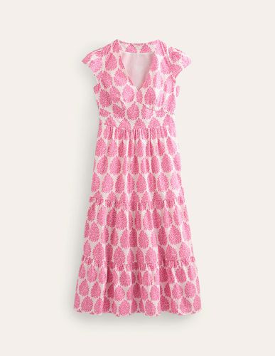 Robe midi style 40s May en coton - Boden - Modalova