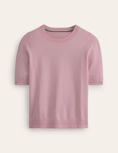 T-shirt col rond Catriona en coton - Boden - Modalova