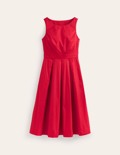 Robe midi plissée sans manches - Boden - Modalova