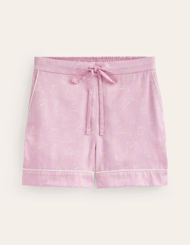 Short de pyjama en satinette de coton - Boden - Modalova