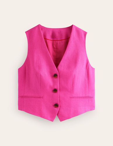 Gilet de costume en lin Femme Boden - Boden - Modalova