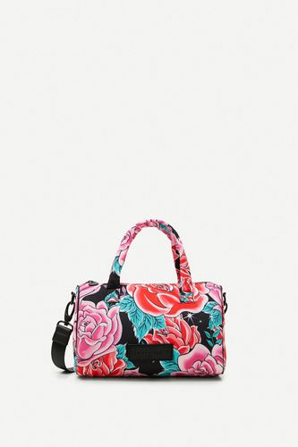Petit sac cartable mini fleurs - Desigual - Modalova