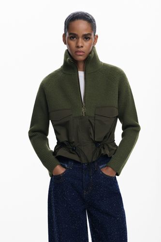 Pull à fermeture éclair avec poches - Desigual - Modalova