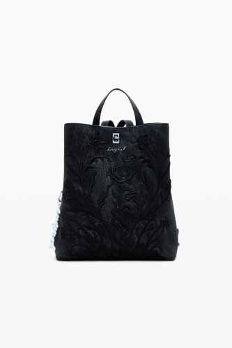 Petit sac à dos à fleurs effet 3D - Desigual - Modalova