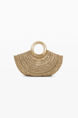 Medium raffia hoop bag - Desigual - Modalova