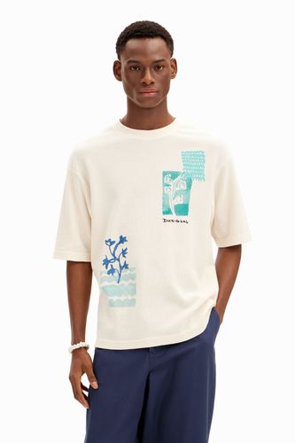 T-shirt à manches courtes aquarelles - Desigual - Modalova