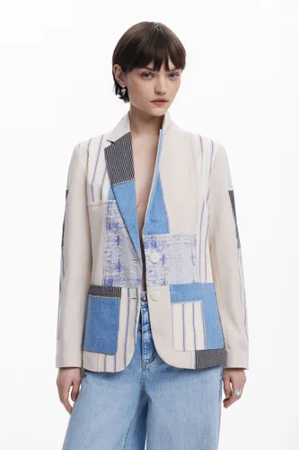 Patchwork blazer - Desigual - Modalova