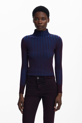 Pull côtelé ajusté - Desigual - Modalova