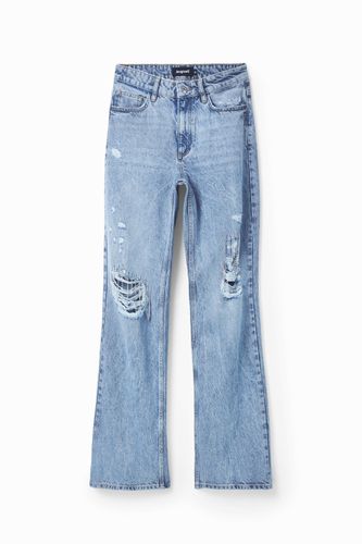 Jean wide leg strass - Desigual - Modalova